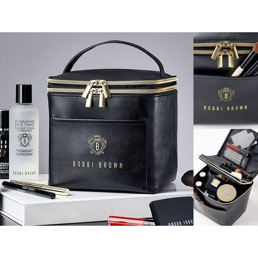 bobbi-brown-beauty-bag-กระเป๋าใส่เครื่องสำอางทรงตั้งได้