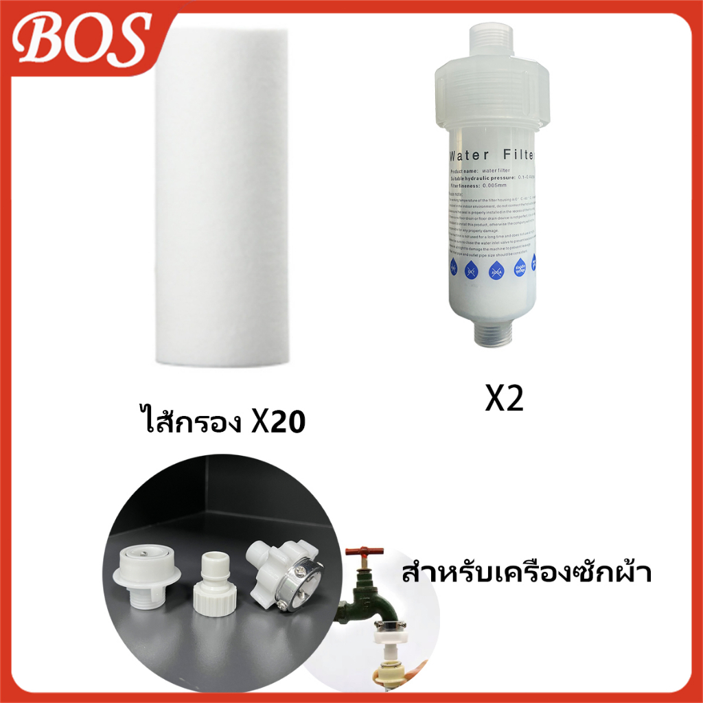 shower-filter-ขายส่งไส้กรองน้ำ-ที่กรองน้ำฝักบัว-ตัวกรองน้ำประปา-ตัวกรองฝักบัวบัวอาบน้ำ-น้ำใช้-pp-ขายส่ง-20pcs