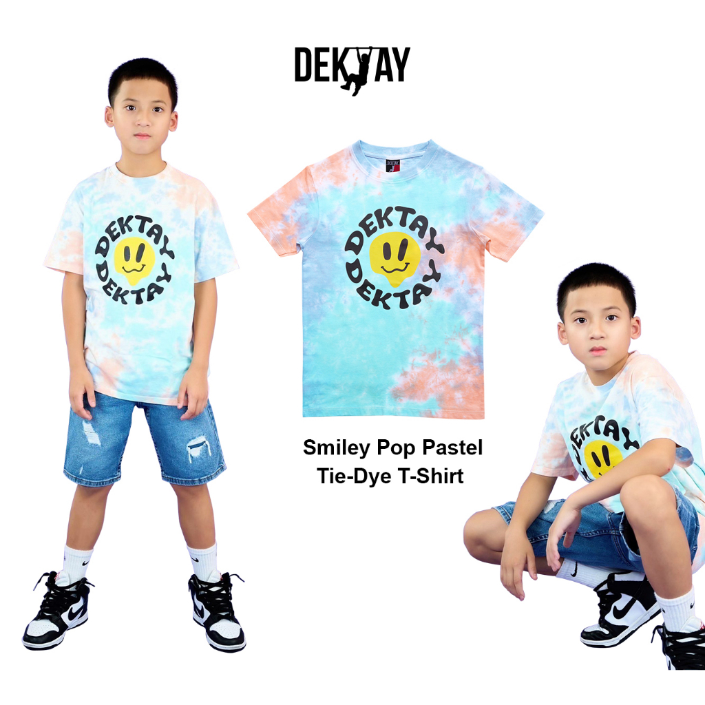 dektay-smiley-pop-pastel-tie-dye-t-shirt-ลาย-smiley-สีพาสเทล