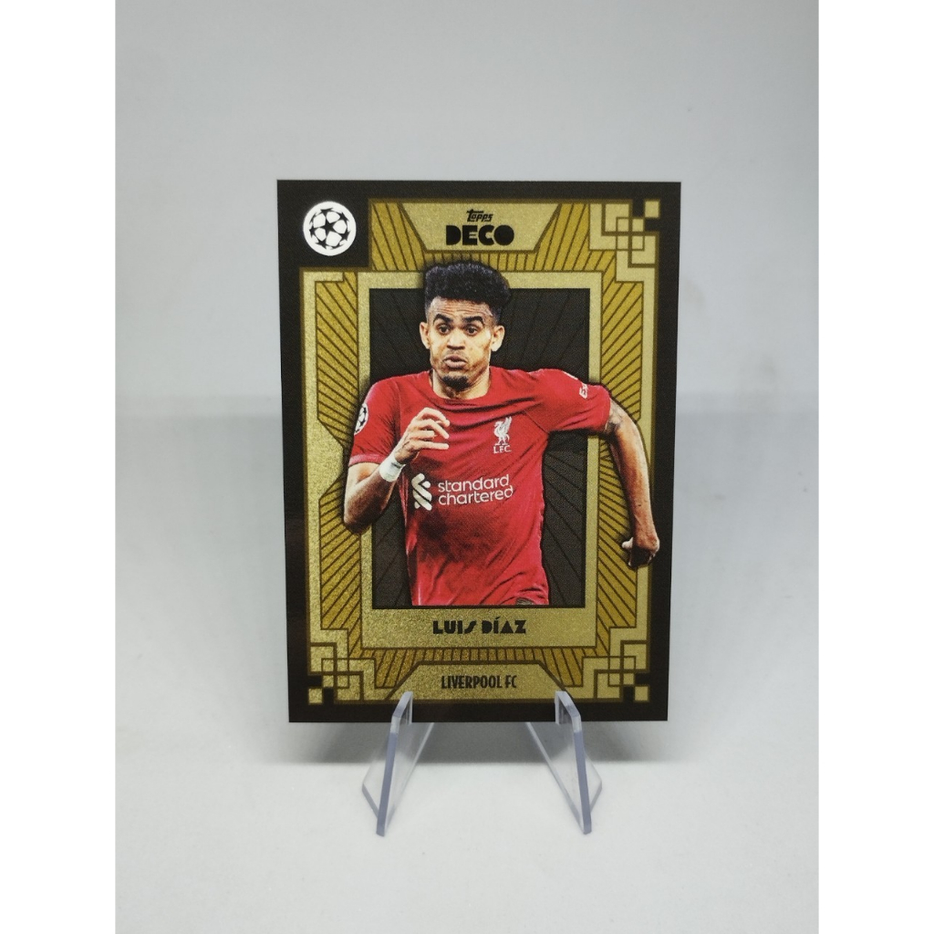 การ์ดบอล Topps Deco Liverpool 2022-23 UEFA Champions League Soccer ...