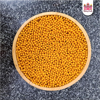 Sprinkles Gold  น้ำตาลแต่งเค้ก สีทอง (50 กรัม) ขนาด 4มิล 7มิล 10มิล