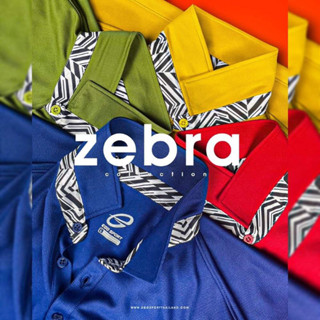 เสื้อโปโลอีโก้ (เเต่งลายZebra) เสื้อเปล่า