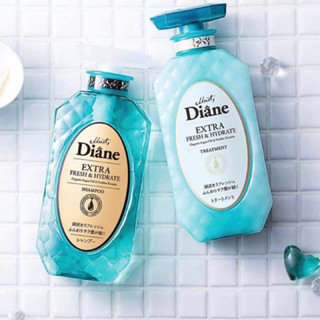 พร้อมส่งแท้จากญี่ปถ่น เซ็ทแชมพู ครีมนวด MOIST DIANE EXTRA DAMAGE REPAIR SHAMPOO & TREATMENT 450 ML.