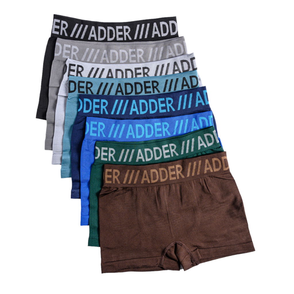 adder-แอดเดอร์-ad-bs001-แพ็ค-2-ตัว-กางเกงชั้นในชาย-ทรง-boxer-ผ้า-spandex-ไร้รอยต่อ-ไร้ตะเข็บ-ผ้ายืดหยุ่นพิเศษ