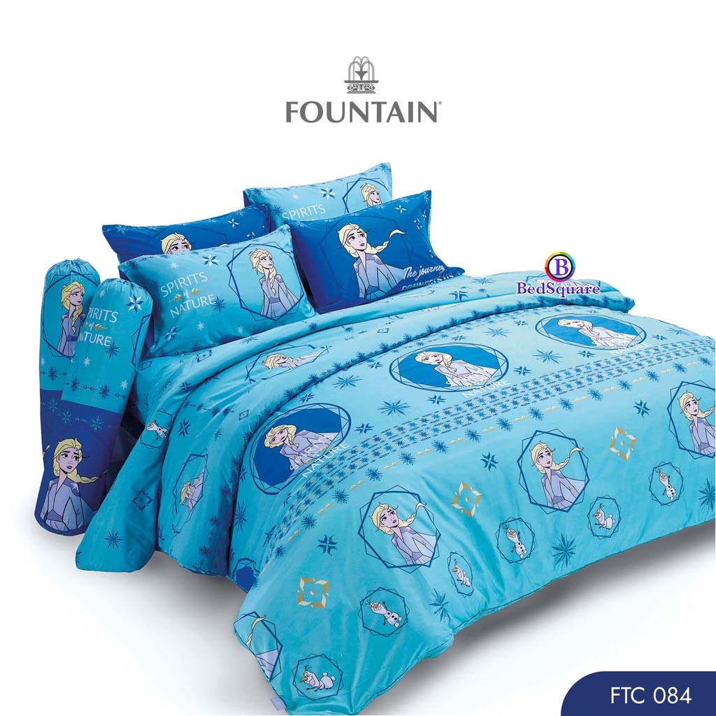 frozen-ผ้าปูที่นอน-ชุดเครื่องนอน-ผ้าปูที่นอน-ผ้านวม-ลิขสิทธิ์แท้-ยี่ห้อ-fountain