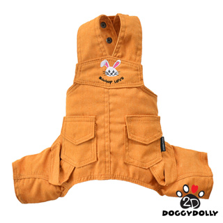 Pet clothes -Doggydolly  เสื้อผ้าแฟชั่น สัตว์เลี้ยง  ชุดกางเกงเอี๊ยม หมาแมว ชุดเอี๊ยม ไซส์ 1-9 โล  C401