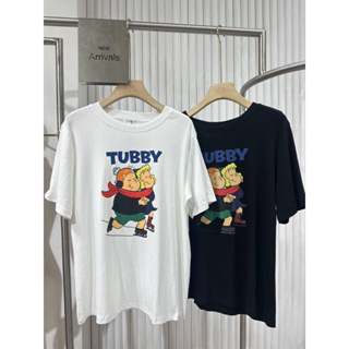 เสื้อยืดเด็กเล่นไอซ์สเก็ต Tubby 🖤🤍ป้าย its me basic