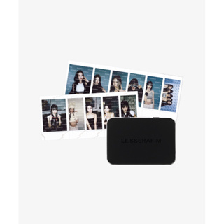 (พร้อมส่ง)LE SSERAFIM Official Photocard &amp; Tin case Set (ver. 1, ver.2) ของใหม่✨
