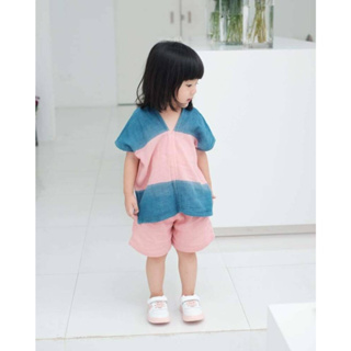 Karen kid set Flamingo (ย้อมแขนคราม)