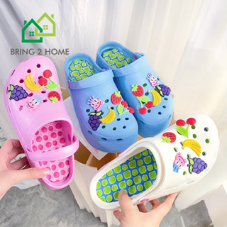 Bring2Home : รองเท้าหัวโต แฟชั่นสไตล์เกาหลี พื้นหนานุ่ม ใส่สบายเท้า ✿แถมการ์ตูนตกแต่ง✿