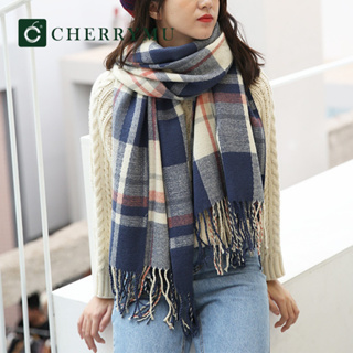 CHERRYMU รุ่น CY11 ผ้าพันคอ Maisie plaid scarf