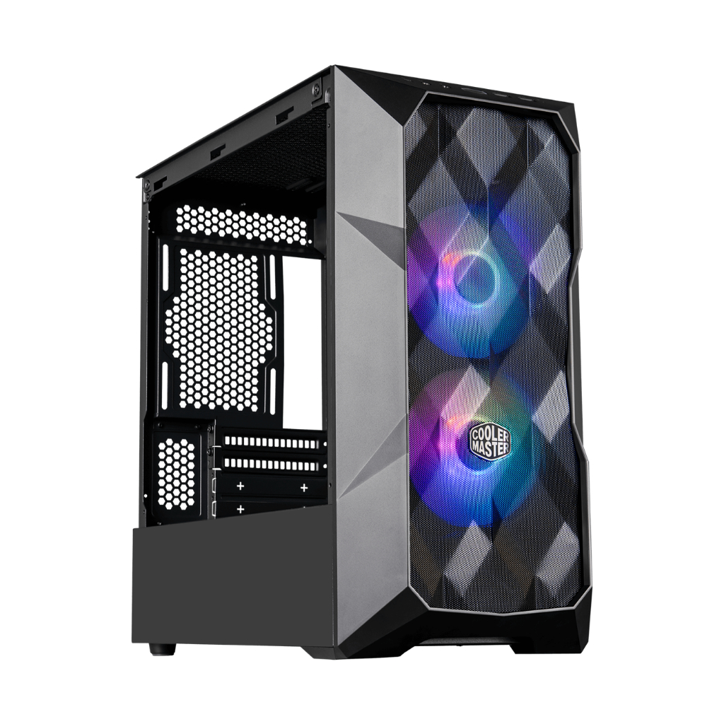 cooler-master-mini-tower-pc-case-td300-mesh-black-white-เคสคอมพิวเตอร์-ของแท้-ประกันศูนย์-2ปี