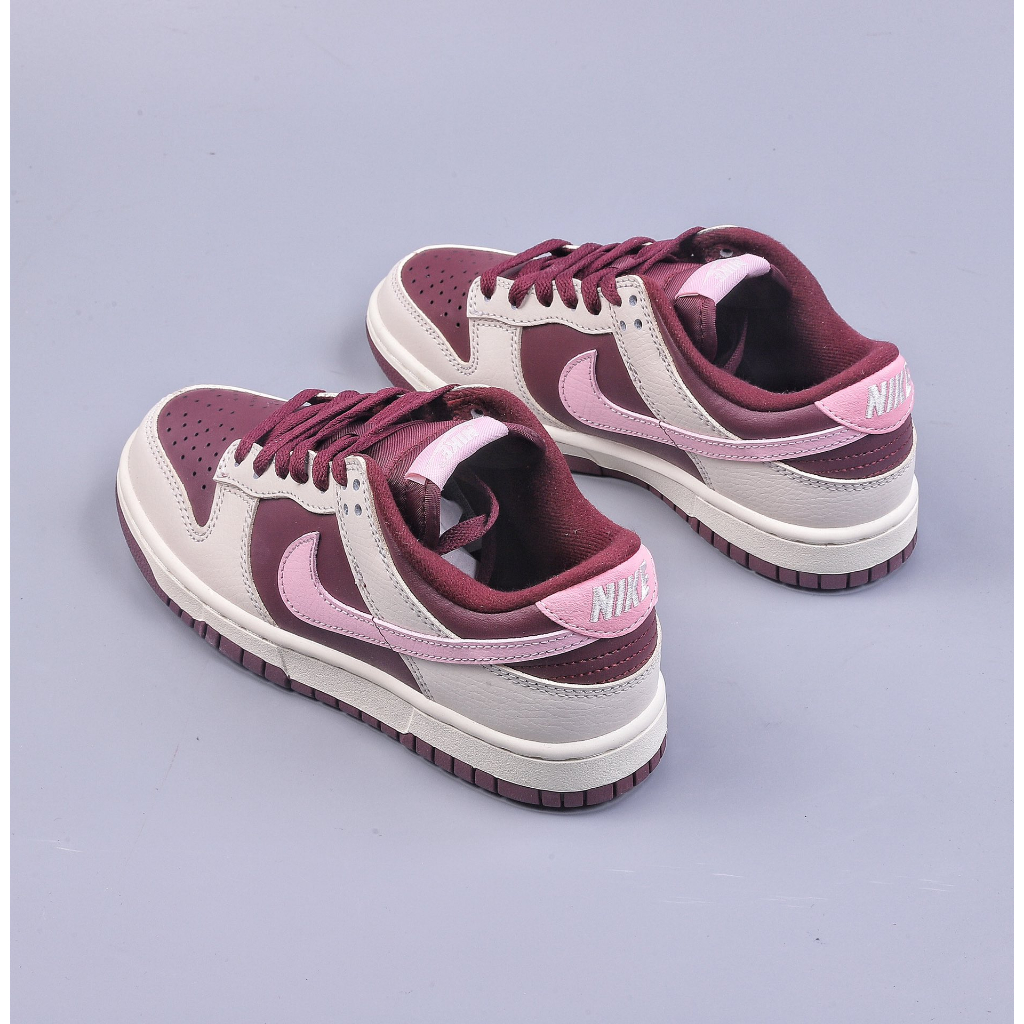 nike-dunk-low-valentines-day-รองเท้าลำลองสีเบอร์กันดี