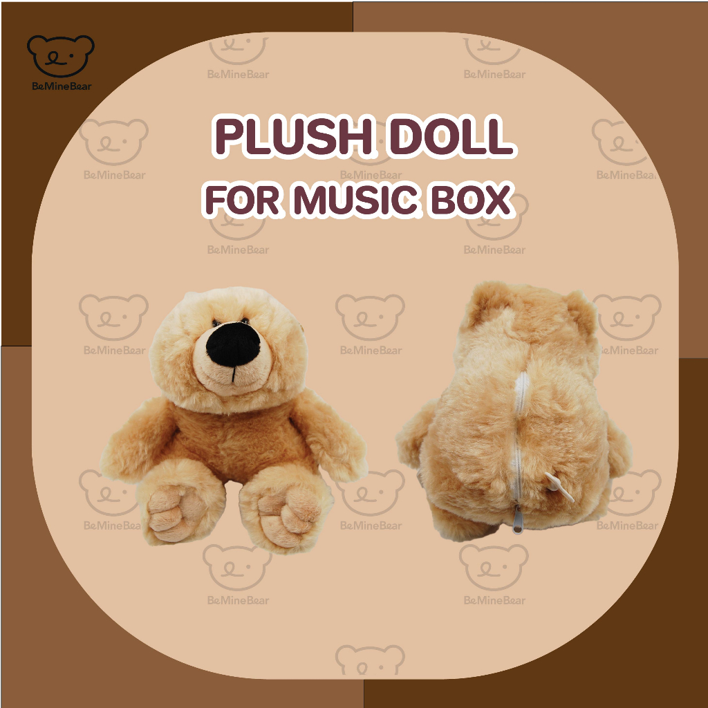plush-doll-for-music-box-ตุ๊กตากล่องดนตรีหมี