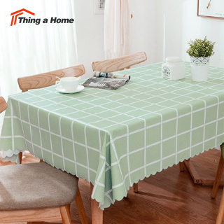 สินค้า Thing a Home ผ้าปูโต๊ะ กันน้ำและกันเปื้อน ทำความสะอาดง่าย วัสดุ PEVA มี 3 ขนาด