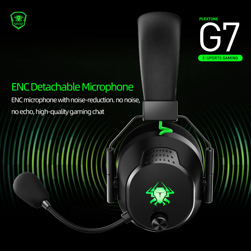 plextone-g7-พร้อมไมโครโฟน-hd-ความล่าช้าต่ํามาก-45ms-สําหรับเล่นเกม-e-sports-พร้อมไฟ