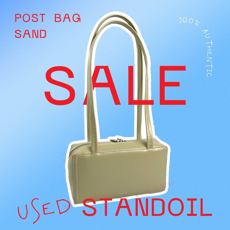 [มือ 2] STAND OIL 💗Post Bag + Post Pod สี Sand💗 Shopee Thailand