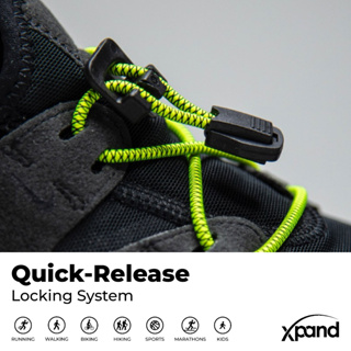 Xpand Round Lacing System Quick Release เชือกรองเท้า