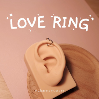 [สินค้าพร้อมส่ง✨] จิวหู Love Ring♡