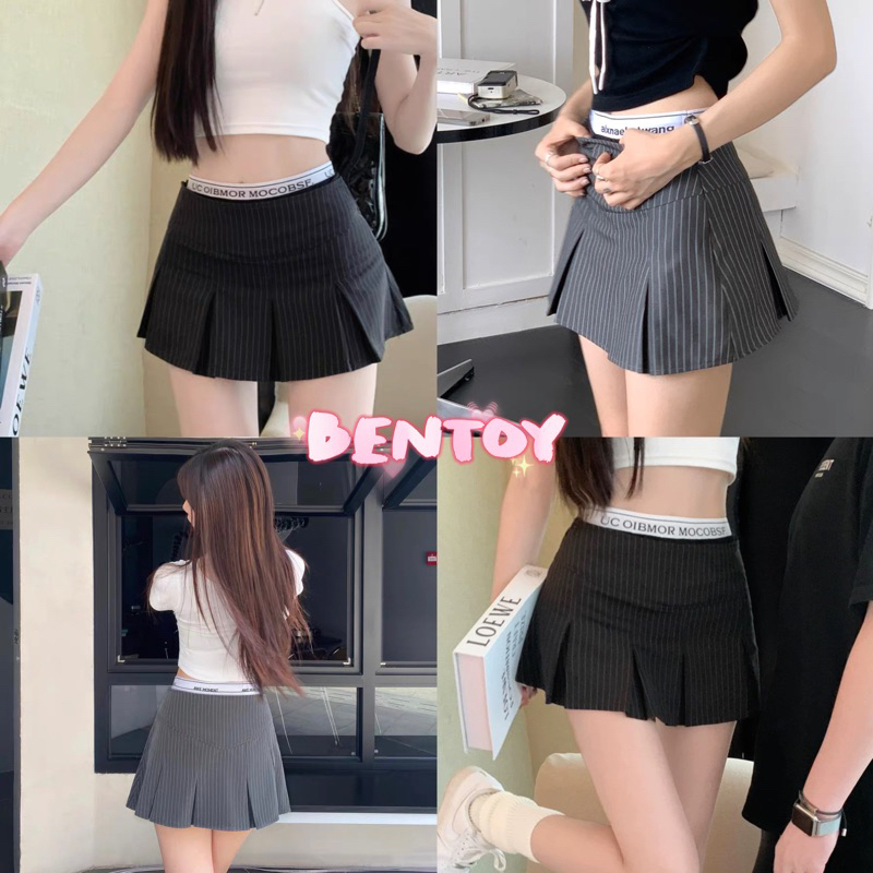 ภาพหน้าปกสินค้าBentoy(8386)skirts กระโปรงสองชั้น Y2K ผ้าอย่างดี มีซับใน ใส่สบาย จากร้าน bentoy บน Shopee