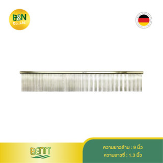 BENN - หวีเหล็ก หวีสัตว์เลี้ยง รุ่น MR-2251 ขนยาวและขนหยาบ ขนาด 9 นิ้ว #MR-2251 Fine/Coarse Comb 9