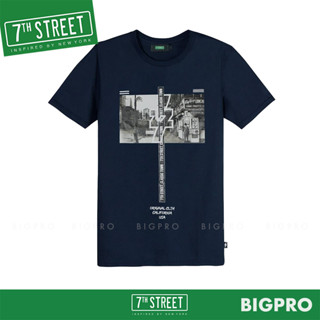 เสื้อยืด 7th Street แนวสตรีท รุ่น CLASSIC TOWN (กรมเข้ม) CSC016 ของแท้