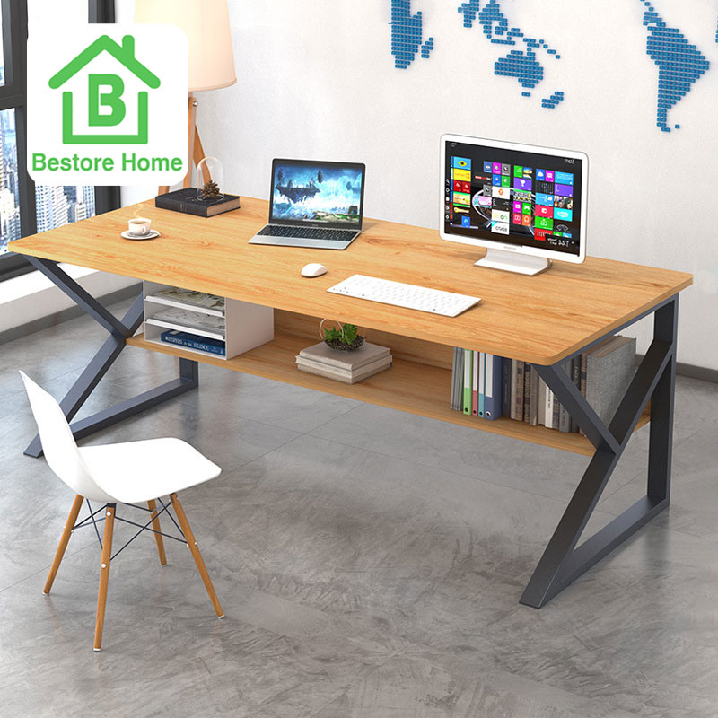 bestorehome-โต๊ะทำงาน-โครงเหล็ก-ราคาถูก-โต๊ะวางคอมพิวเตอร์