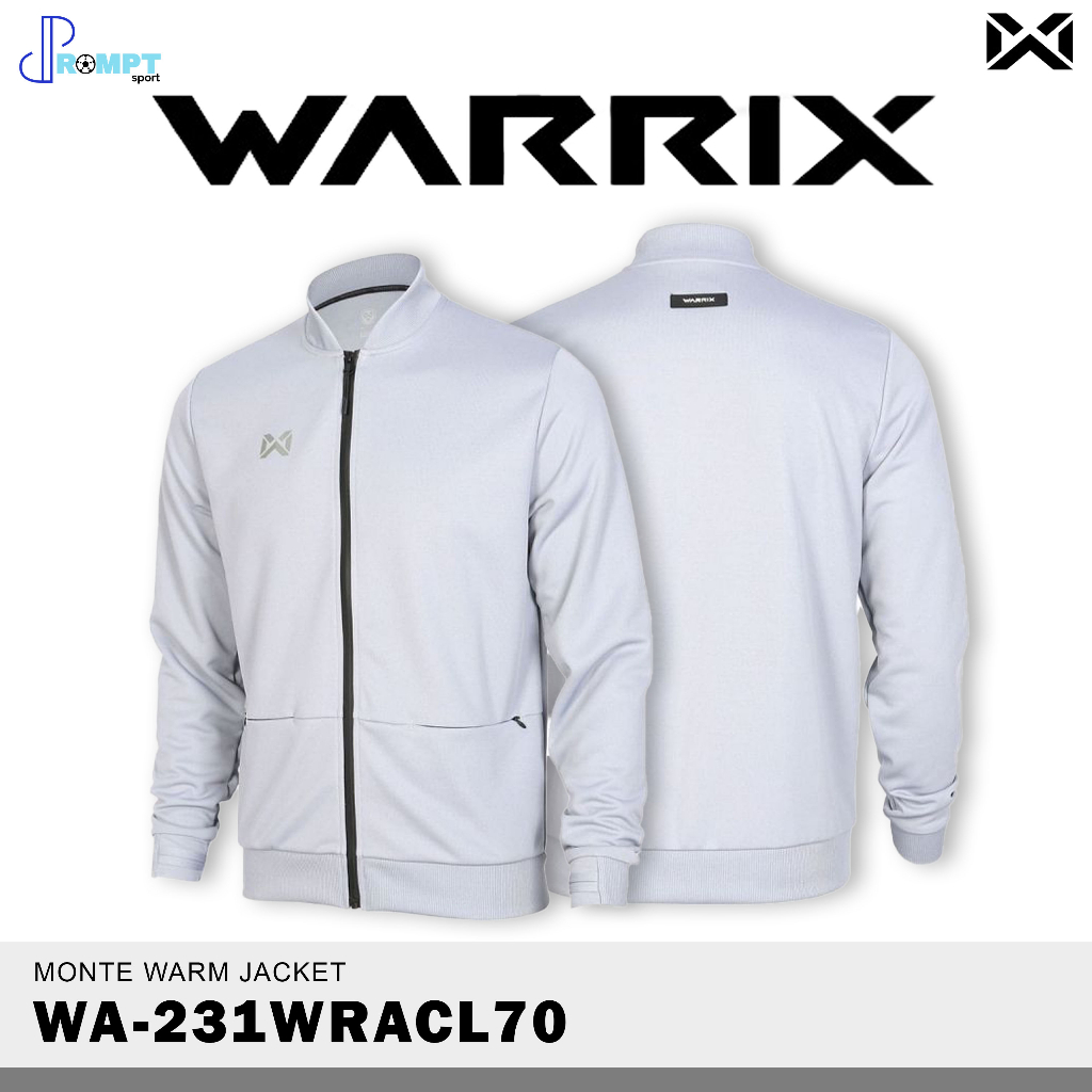 เสื้อวอร์มแจ็คเก็ตชาย-เสื้อวอร์มแจ็คเก็ตแขนยาว-วอริกซ์-warrix-wa-231wracl70-ของแท้100