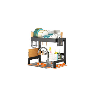 โปรโมชั่น : GSlife ชั้นวางจาน ชั้นคว่ำจาน 65758595105cm มีฝาปิด ที่วางจาน ชั้นวางของในครัว