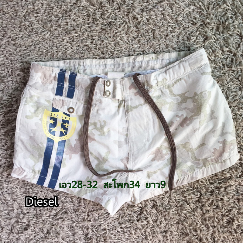 diesel-boardshorts-swimming-surf-กางเกงว่ายน้ำ-size-s-เอว-28-32