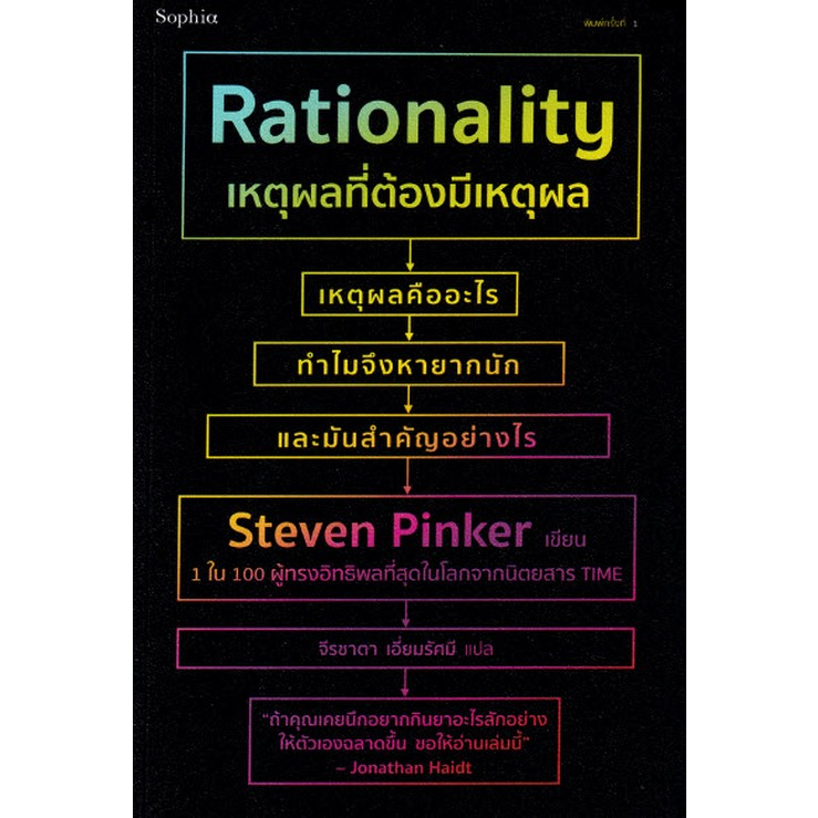 ศูนย์หนังสือจุฬาฯ-9786161855413เหตุผลที่ต้องมีเหตุผล-rationality-c111