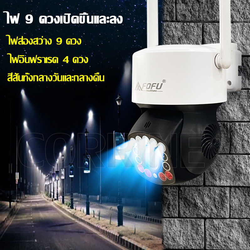 คุ้มค่า-4-ชุด-กล้องวงจรปิดไร้สาย-5mp-outdoor-indoor-2in1-wifi-ptz-full-color-5g-wifi-กันน้ำ-กล้องหมุนได้-yoosee-ติดตั