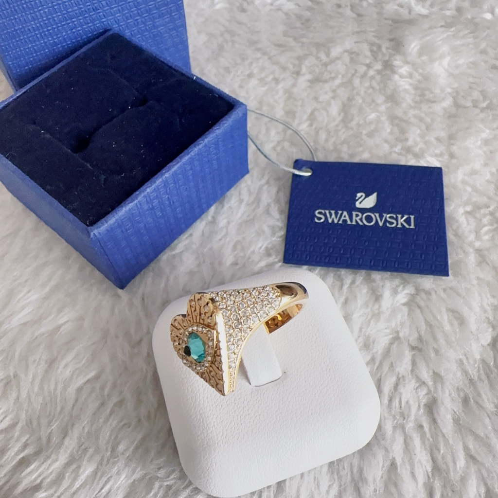 แหวนswarovski-women-stainless-steel-ring-5482532-gold