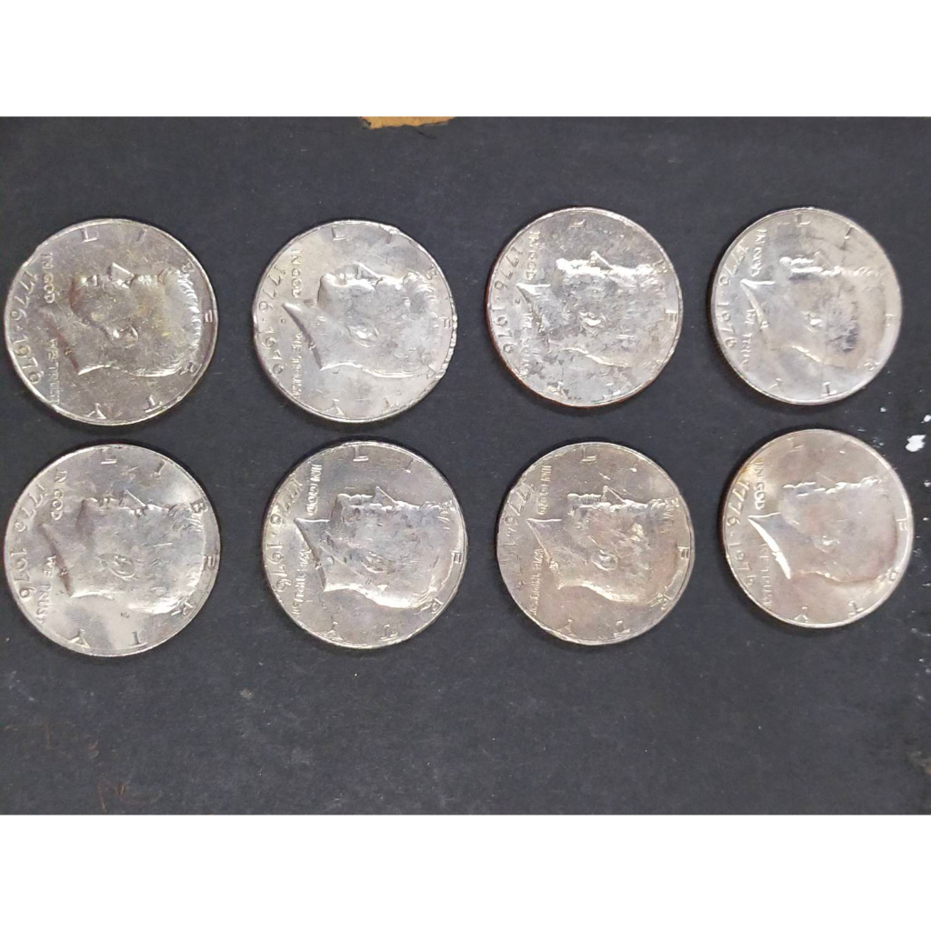 เหรียญกษาปณ์อเมริกาเก่า-half-dollar-วาระพิเศษ-ครบ-200-ปี-1776-1976