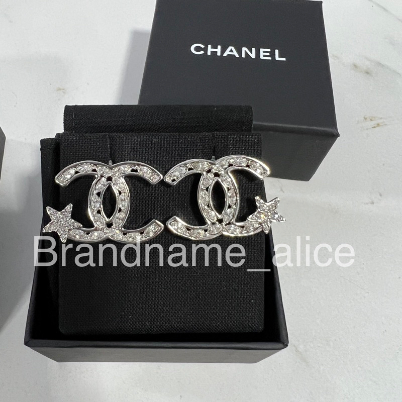 แท้-ต่างหู-chanel-earrings