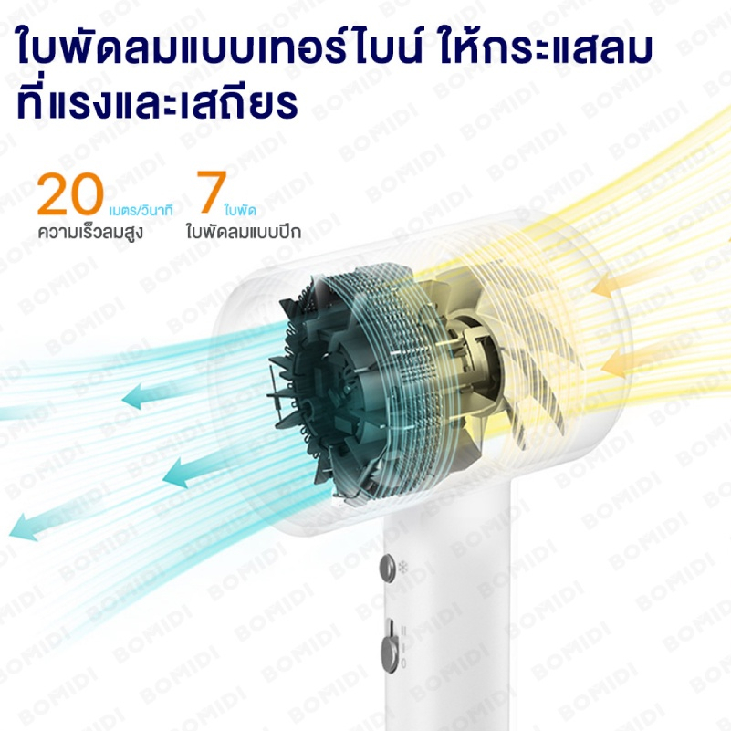 bomidi-hd-1-anion-hair-dryer-ไดร์เป่าผมไอออนลบ