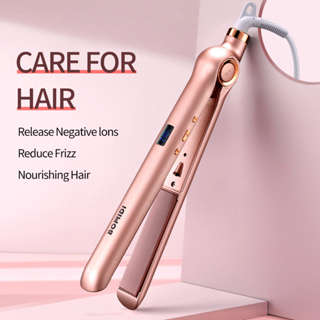 BOMIDI HS-1 เครื่องหนีบผม ไม่ทำให้ผมลีบเสีย Straight Hair Styler ELEGANCE HAIR CRIMPER