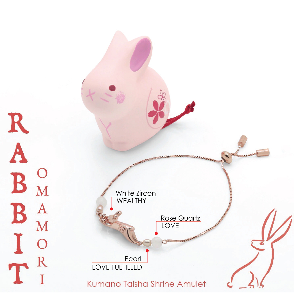 a-cemi-rabbit-omamori-bracelet-เครื่องรางญี่ปุ่นความรัก-เครื่องรางกระต่าย-เสริมความรัก-มุกแท้-rose-quartz