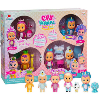 Cry Babies Magic Tears All Star 5 Pack - Includes 20+ Accessories! Ages 3+ Years