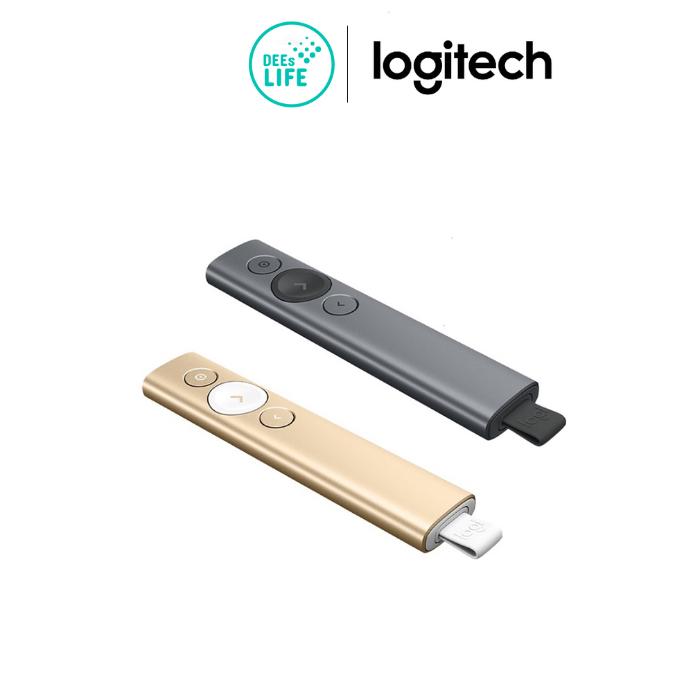 ประกันศูนย์ไทย-logitech-spotlight-presentation-remote-รีโมทเลเซอร์พอยเตอร์นวงกลม-และซูมหน้าจอตามตำแหน่งที่เลือกได้