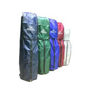 ภาพขนาดย่อของภาพหน้าปกสินค้าถุงคลุมกันฝนถุงกอล์ฟ (ผ้าร่ม) Golf bag Rain cover 2 in 1 กันแดด-กันฝนได้อย่างดี วัสดุเป็นผ้าร่ม เบา พกพาสะดวก จากร้าน shoping_player บน Shopee