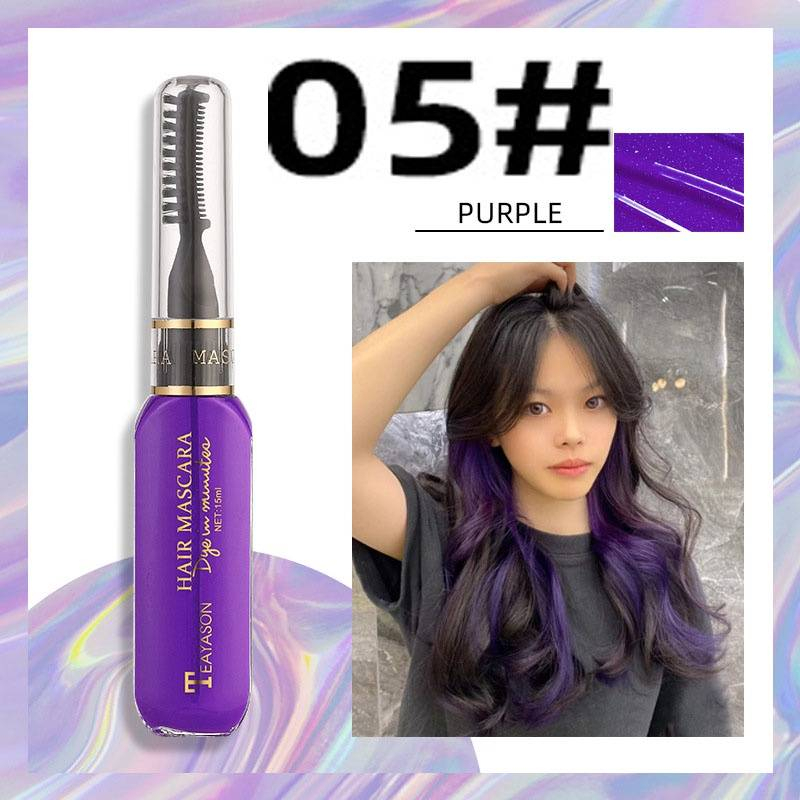 Teayason Hair Mascara มาสคาร่าย้อมสีผมชั่วคราว สีติดทน สีย้อมผมออแกนิค