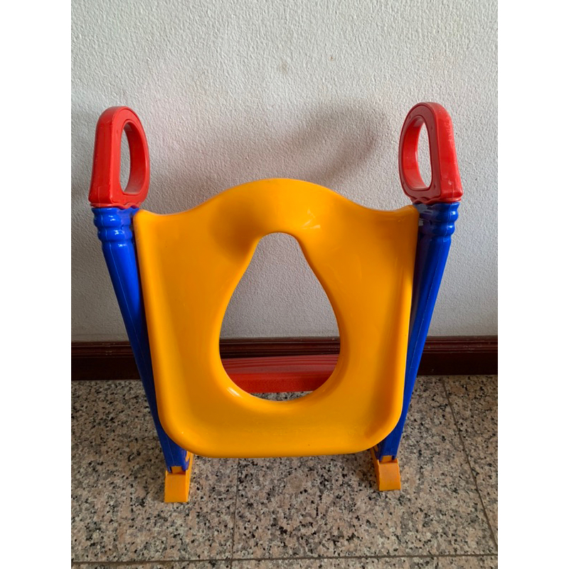 ฝารองหัดขับถ่ายเด็ก มือสอง มีบันได toilet train Shopee Thailand