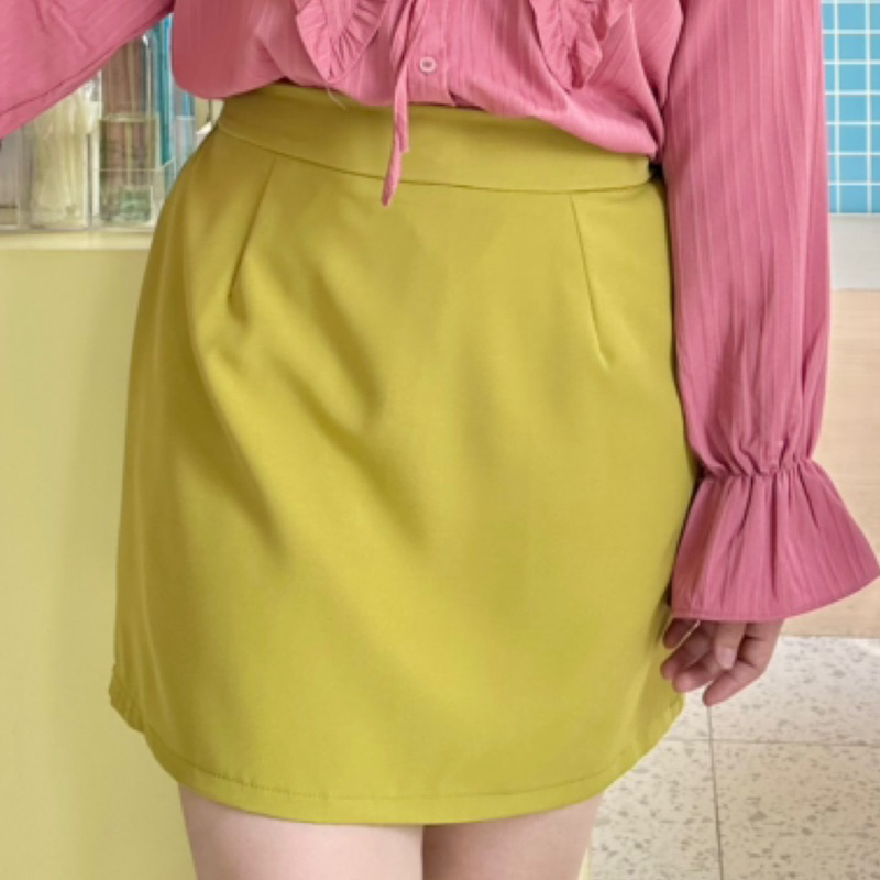 winnie-skirt-กระโปรงสั้นสาวอวบ-ทรงสวยมาก-เอว-30-42-ใส่ได้