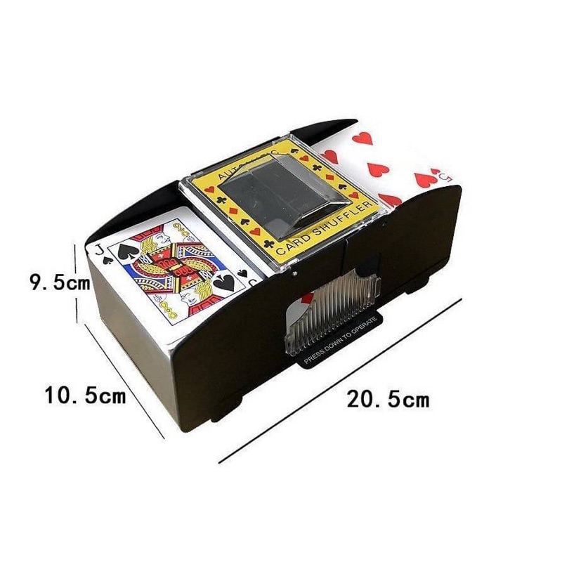 เครื่องสับไพ่อัตโนมัติ-รองรับไพ่และการ์ดขนาดมาตรฐานทุกประเภท