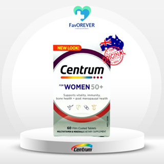 🇦🇺 Centrum for Women 50+ >>60 เม็ด<< วิตามินรวมสำหรับผู้หญิงอายุ 50 ปีขึ้นไป แท้ 💯% พร้อมส่ง