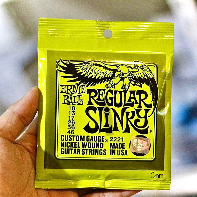 สายกีต้าร์ไฟฟ้า-ernie-ball-สายเบอร9-สายเบอร์10-สายนิกเกิ้ล-เสียงดีราคาประหยัด