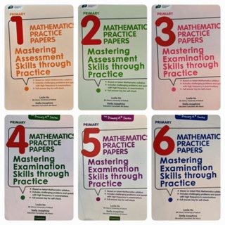 The Primary A* Series : Mathematics Practice Papers P.1-6#โจทย์ข้อสอบวิชาคณิตศาสตร์ชั้น ป.1-6 พร้อมเฉลย#
