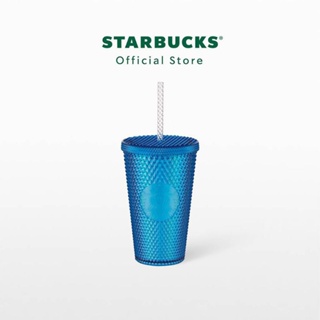 Starbucks Crystal Blue Blung Cold Cup 16oz.