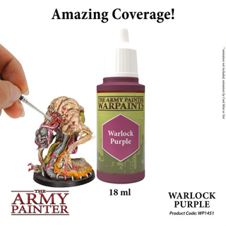 🔥มีของพร้อมส่ง🔥 Army Painter Warlock Purple AP-WP1451 สีทาโมเดล สีอะคริลิค สูตรน้ำ มีของพร้อมส่ง แถมฟรี Mixing ball 2 ลู